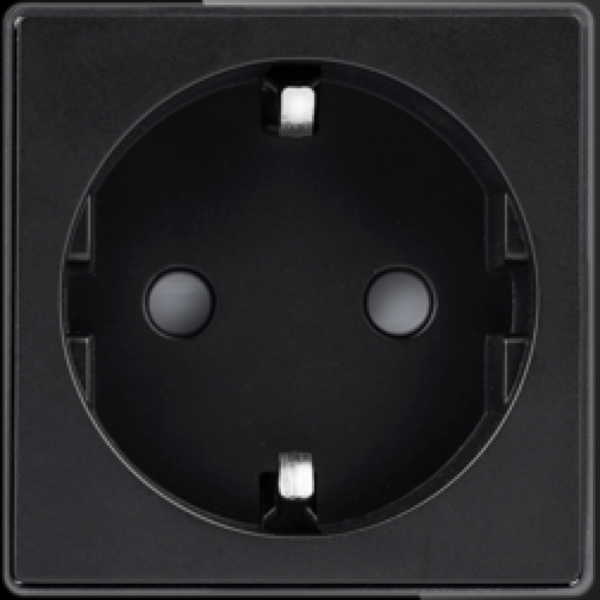 ELEKTRO SMART ELEKTRO SMART modul za jednostruku EU utičnicu tip F, crni ES-86-M1F-BK