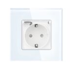 ELEKTRO SMART ELEKTRO SMART jednostruka EU utičnica tip F s vodootpornim poklopcem, bijela ES-M1FWP-WT