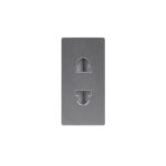ELEKTRO SMART ELEKTRO SMART modul 1/2 za EURO utičnicu, sivi ES-86-2PIN-GY