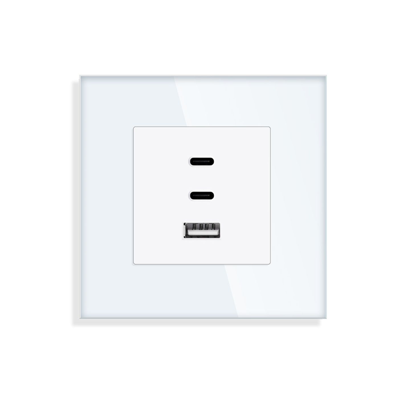 ELEKTRO SMART ELEKTRO SMART utičnica s brzim punjenjem, 65W, 1 tip A USB utor + 2 tip C USB utora, bijela ES-FC65W-WT ELEKTRO SMART ELEKTRO SMART utičnica s brzim punjenjem, 65W, 1 tip A USB utor + 2 tip C USB utora, bijela ES-FC65W-WT - Slika 1