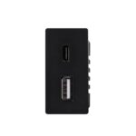ELEKTRO SMART ELEKTRO SMART modul 1/2 za brzi punjač USB A+USB C, 20W, crni ES-1/2USBA+C-BK