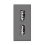 ELEKTRO SMART ELEKTRO SMART modul 1/2 brzi punjač 2xUSB A,5V 2.4A, sivi ES-86-1/22USB52.4-GY
