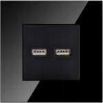 ELEKTRO SMART ELEKTRO SMART dvostruka utičnica USB tip A , 5V 3.1A, crna ES-USB53.1-BK