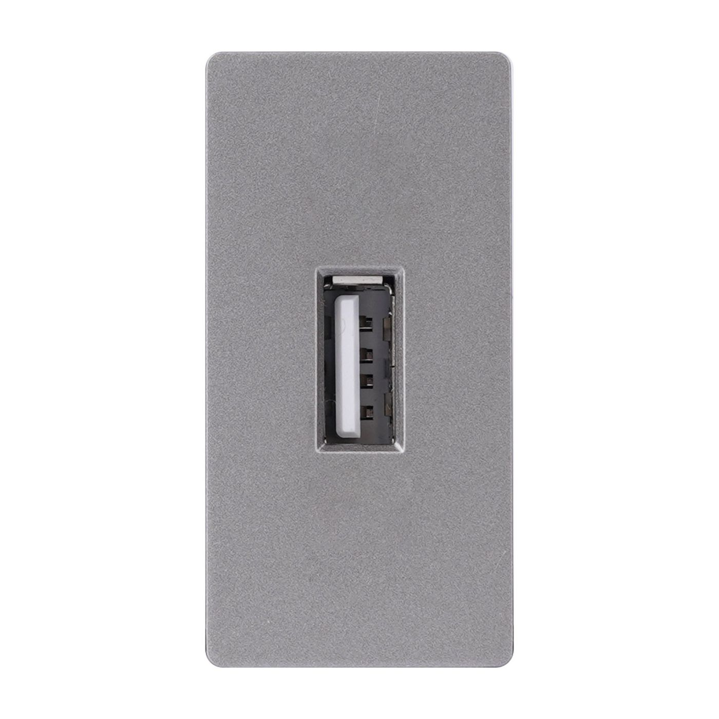 ELEKTRO SMART ELEKTRO SMART modul 1/2 za USB A konektor - samo za prijenos podataka, sivi ES-86-1/2USBD-GY ELEKTRO SMART ELEKTRO SMART modul 1/2 za USB A konektor - samo za prijenos podataka, sivi ES-86-1/2USBD-GY - Slika 1