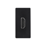 ELEKTRO SMART ELEKTRO SMART modul 1/2 za HDMI priključak, crni ES-86-HDMI-BK