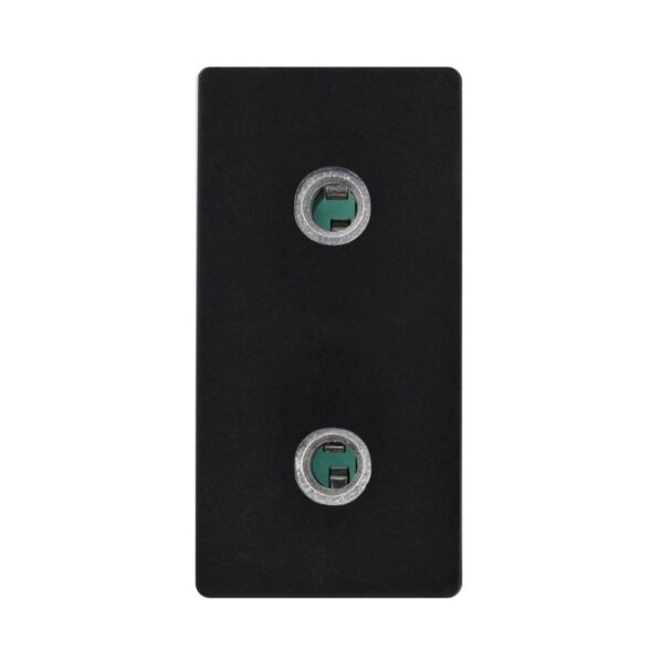 ELEKTRO SMART ELEKTRO SMART modul 1/2 za slušalice, crni ES-86-HDPH-BK
