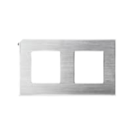 ELEKTRO SMART ELEKTRO SMART dvostruki aluminijski okvir za module s metalnim nosačem, sivi ES-A157.2F-GY
