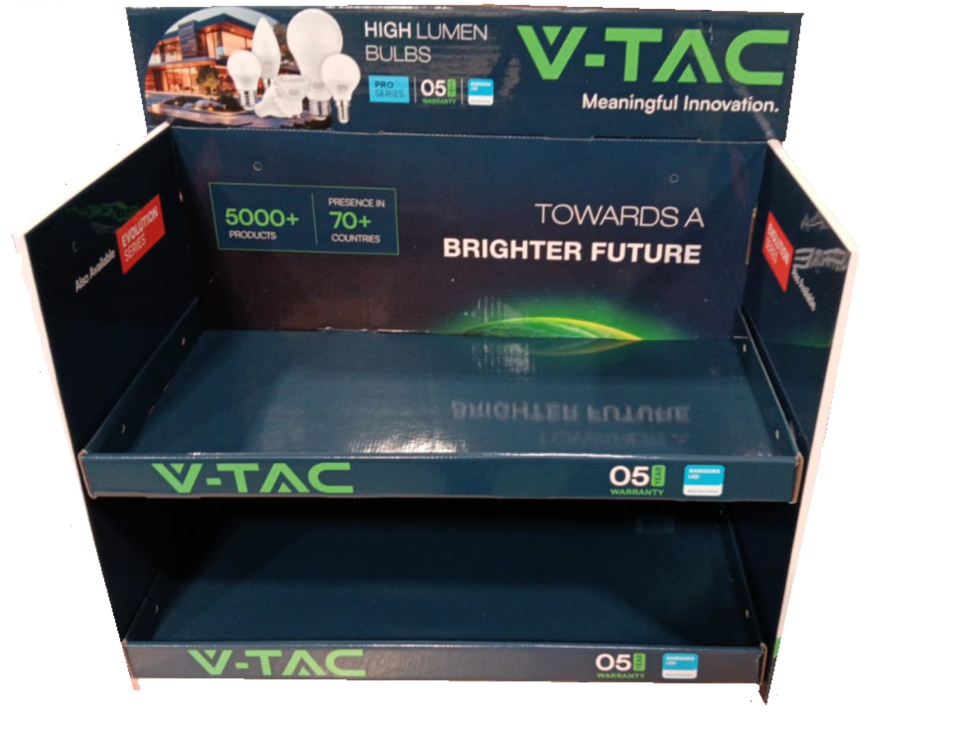 V-TAC V-TAC MALI KARTONSKI STALAK ZA ŽARULJE 10457-1 V-TAC V-TAC MALI KARTONSKI STALAK ZA ŽARULJE 10457-1 - Slika 1