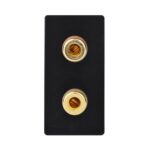 ELEKTRO SMART ELEKTRO SMART modul 1/2 za zvučnik, crni ES-86-SPK-BK