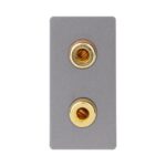 ELEKTRO SMART ELEKTRO SMART modul 1/2 za zvučnik, sivi ES-86-SPK-GY