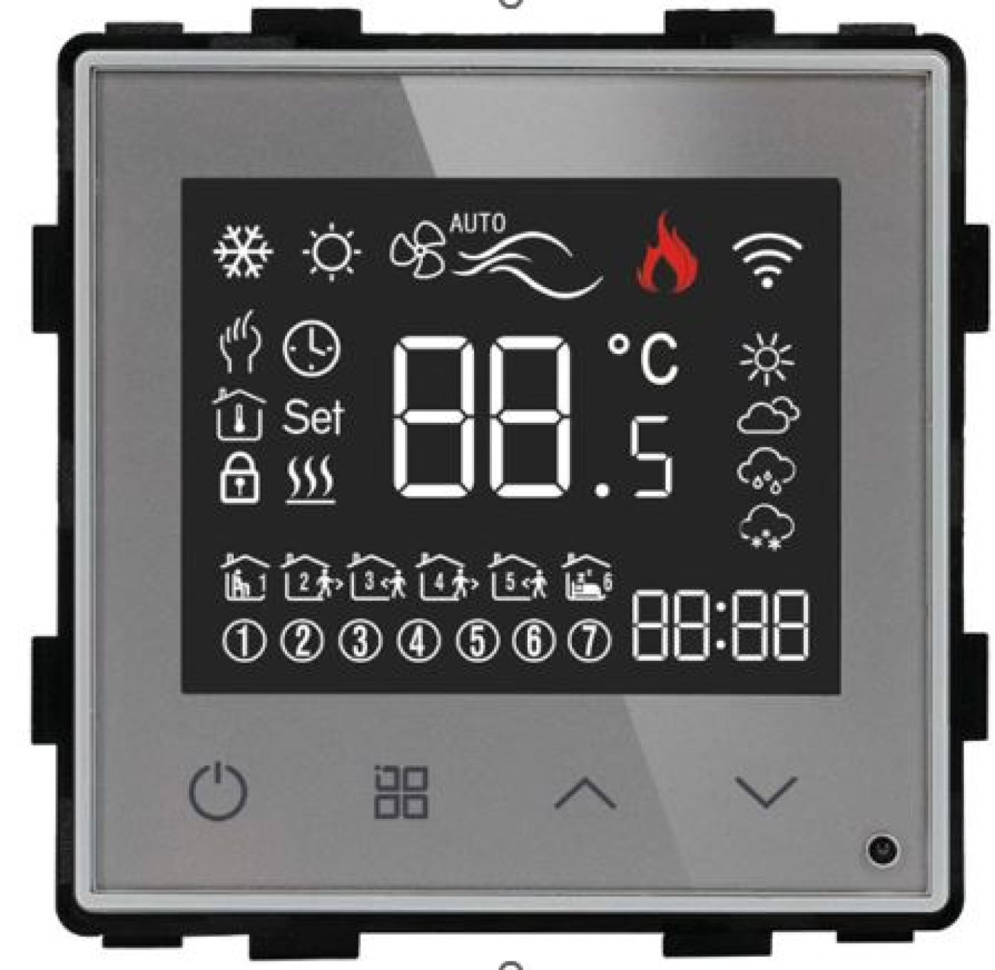 ELEKTRO SMART ELEKTRO SMART modul za pametni termostat za električno grijanje 16A, sivi ES-WFEH01-GY ELEKTRO SMART ELEKTRO SMART modul za pametni termostat za električno grijanje 16A, sivi ES-WFEH01-GY - Slika 1