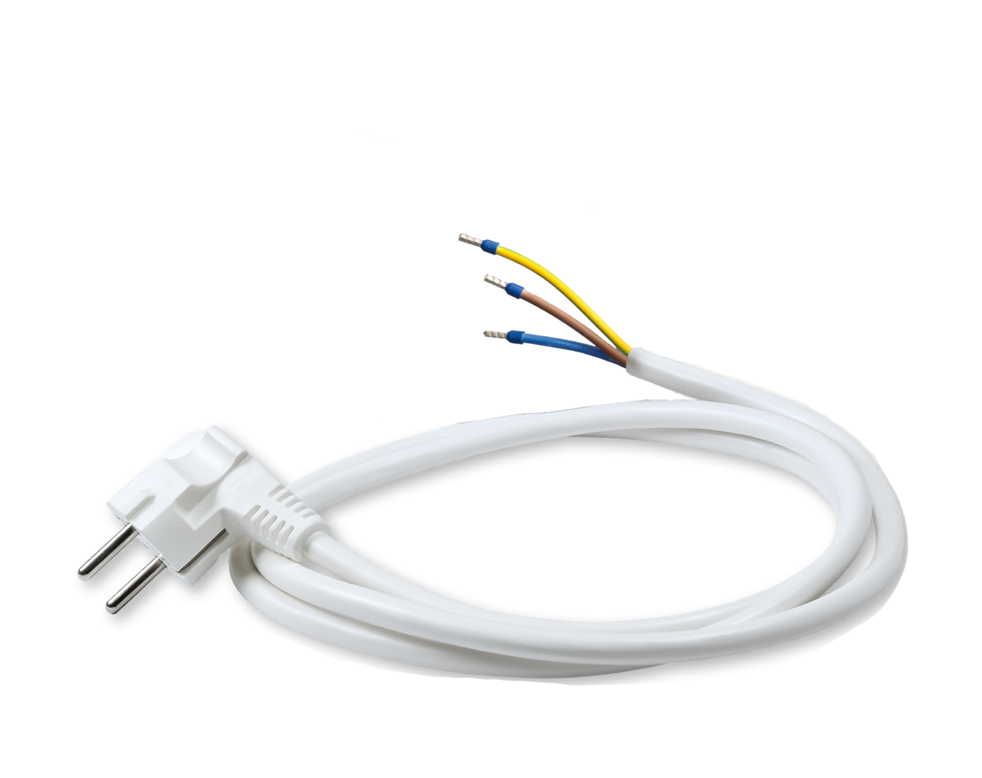 ALING CONEL Priključni kabel s izoliranim kabelskim tuljcima 16A 250 V ~ 3500W 3x2,5mm2 x 1,5m, bijeli A3321.0 ALING CONEL Priključni kabel s izoliranim kabelskim tuljcima 16A 250 V ~ 3500W 3x2,5mm2 x 1,5m, bijeli A3321.0 - Slika 1