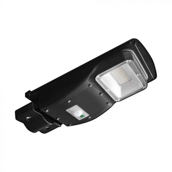 V-TAC LED plastična solarna ulična lampa s daljinskim upravljačem 6W 6000K ,IP65,crna 95532