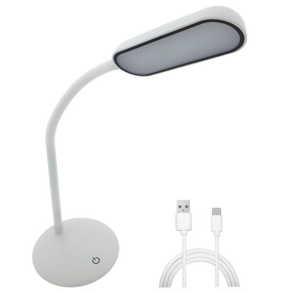 KSA ELEKTROPROFI LED punjiva stolna svjetiljka USB 250lm, bijela TR-088M