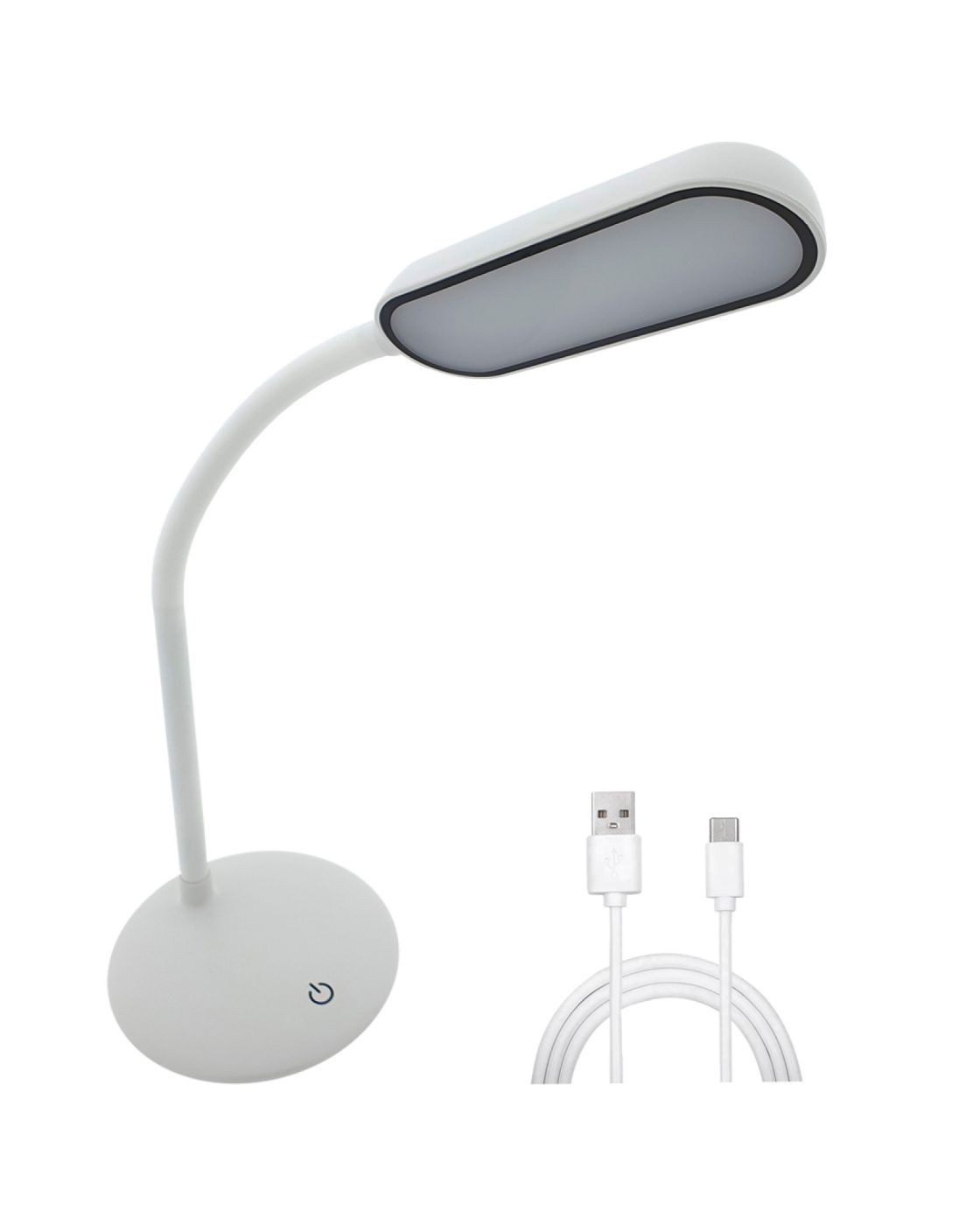 KSA ELEKTROPROFI LED punjiva stolna svjetiljka USB 250lm, bijela TR-088M KSA ELEKTROPROFI LED punjiva stolna svjetiljka USB 250lm, bijela TR-088M - Slika 1