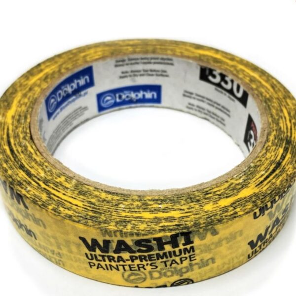 SCAPA WASHI TAPE,ULTRA PREMIUM zaštitna UV krep traka, žuta 50m x 30mm 300-1-02