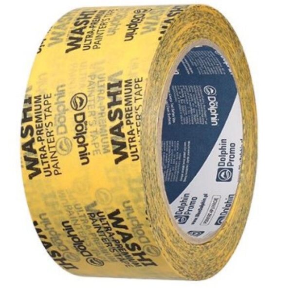 SCAPA WASHI TAPE,ULTRA PREMIUM zaštitna UV krep traka, žuta 50m x 38mm 300-1-03