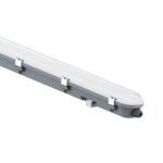 V-TAC LED vodootporna svjetiljka Milky 120cm, 36 W, senzor + inox kopče, 6500K IP65 24016