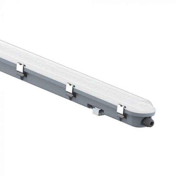 V-TAC LED vodootporna svjetiljka Milky 120cm, 36 W, senzor + inox kopče, 6500K IP65 24016