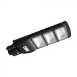 V-TAC LED plastična solarna ulična lampa s daljinskim upravljačem 12W 6000K ,IP65,crna 95534