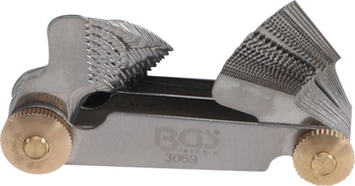 BGS set mjernih listića za navoj 0,25-6,0 mm i 4-62 Whitworth, 52-dijelni