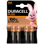 Duracell Baterija alkalna, AA, 1,5 V, blister 4 kom. - Mignon AA B4