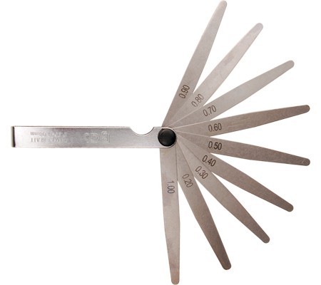 BGS 13-dijelni set mjernih listića 0,05-1,00 mm s metalnom ručkom
