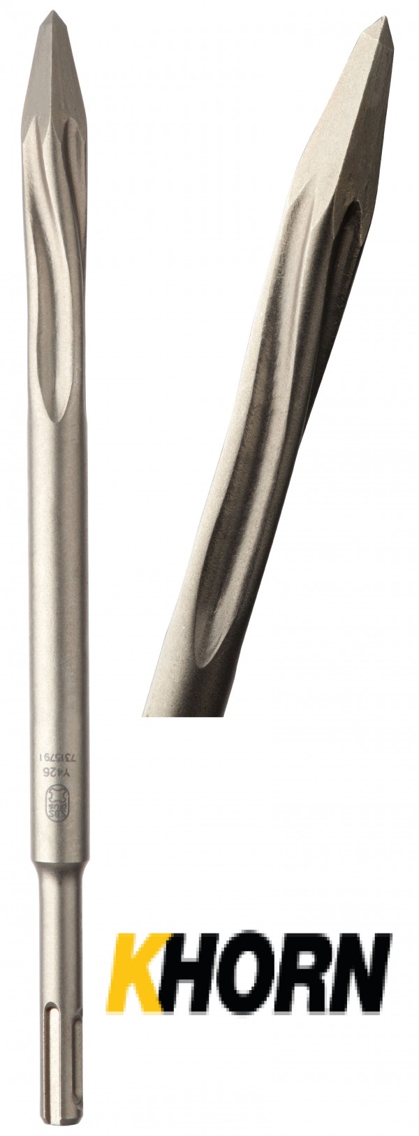 DIAGER špica KHORN SDS-PLUS 14x250mm 331D12L0250 DIAGER špica KHORN SDS-PLUS 14x250mm šiljasto dlijeto za rušenje