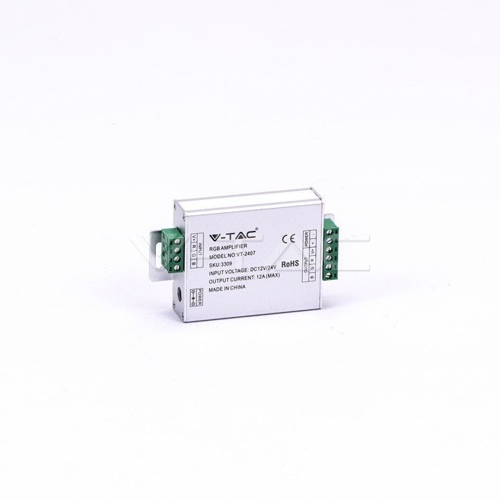 V-TAC RGB+W pojačalo za RGB 5050 trake 3309 V-TAC RGB+W pojačalo za RGB 5050 trake 3309 - Slika 1