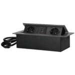 Orno Produžni kabel sa 2 x Schuko utičnice + 2 x USB, ugradbena - OR-GM-9035(GS)/GR