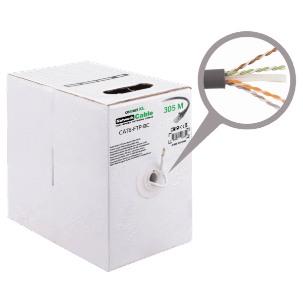 Connect XL Mrežni FTP kabl, CAT6, BC, 305 met. - CAT6-FTP-BC
