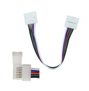V-TAC Fleksibilni konektor za LED traku 5050 RGB+bijela boja 2587 V-TAC Fleksibilni konektor za LED traku 5050 RGB+bijela boja 2587 - Slika 1
