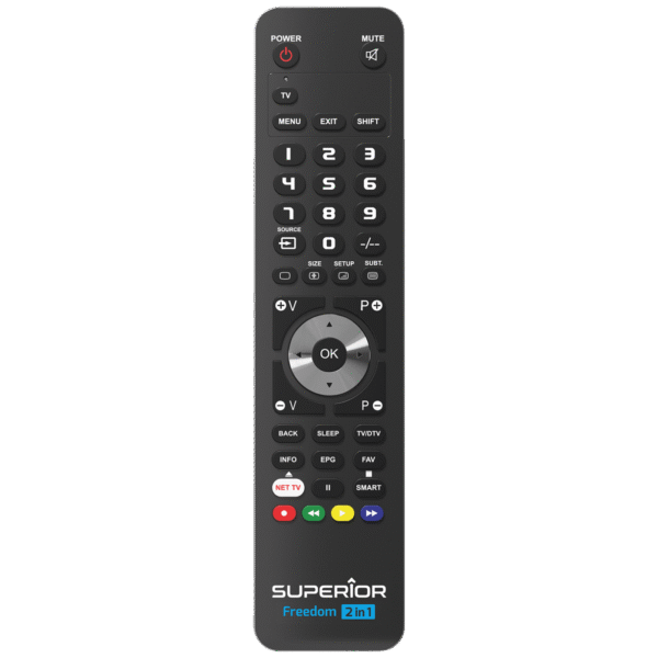 Superior Daljinski upravljač, za 2 uređaja, PC programiranje - SUPERIOR 2:1 FREEDOM - black