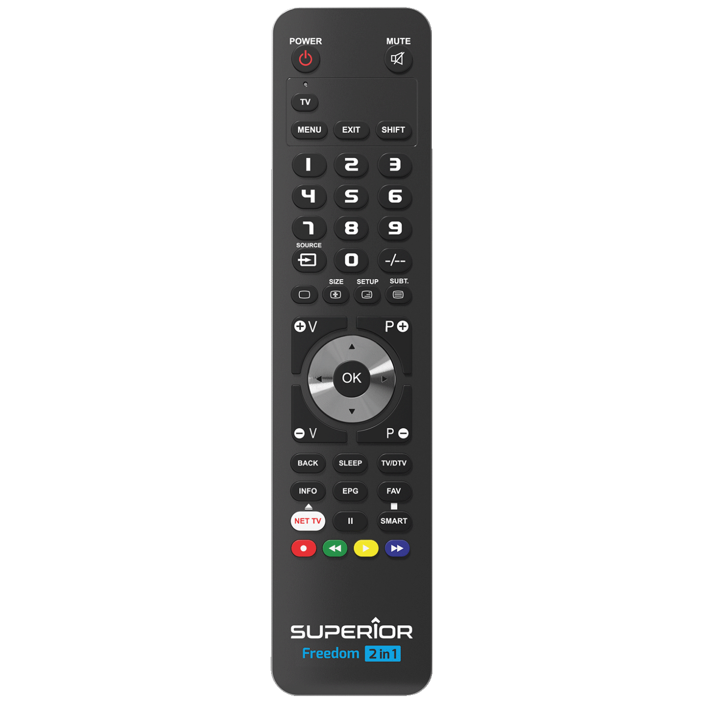 Superior Daljinski upravljač, za 2 uređaja, PC programiranje - SUPERIOR 2:1 FREEDOM - black Superior Daljinski upravljač, za 2 uređaja, PC programiranje - SUPERIOR 2:1 FREEDOM - black - Slika 1