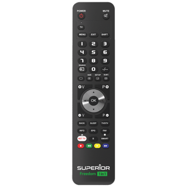 Superior Daljinski upravljač, za 1 uređaj, PC programiranje - SUPERIOR 1:1 FREEDOM - black