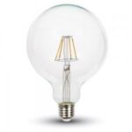 V-TAC LED žarulja - 6W filament E27 G125 6400K 7427