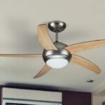 V-TAC Ventilator s LED s osvjetljenjem i daljinskim upravljačem 2xE27, 60W AC motor 7916