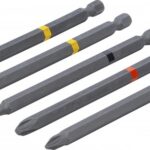 BGS set bitova PH PZ SL duljine 110 mm, pakiranje od 5 komada