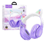 hoco. Slušalice bežične sa mikrofonom, Bluetooth - W42 Cat Ears, Purple Grape