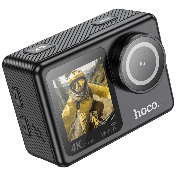 hoco. Sportska kamera, 1.3"/ 2" IPS LCD, 4K UHD, WiFi, microSD - DV101