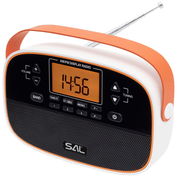 SAL Radio prijemnik, AM / FM, alarm, LCD zaslon - RPR4LCD