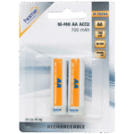 home Baterija punjiva AA, 700mAh, NiMh, blister 2 kom - M 702AA/2