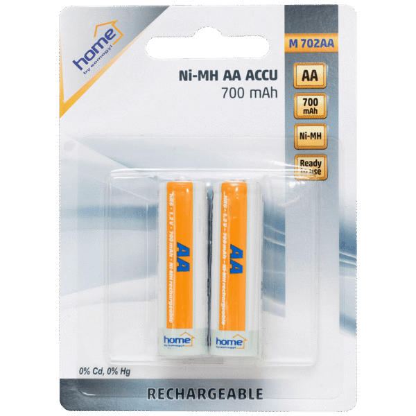 home Baterija punjiva AA, 700mAh, NiMh, blister 2 kom - M 702AA/2