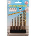 BGS set HSS-TiN svrdala 1,5-6 mm s 1/4 inčnim šesterokutnim prihvatom, 10-dijelni