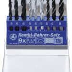 BGS Kraftmann 50819 set od 9 svrdala za metal kamen i drvo