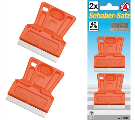 BGS strugač 2dij. Kraftmann 53801 BGS strugač 2-dijelni Kraftmann 53801 s 40 mm zamjenjivom oštricom