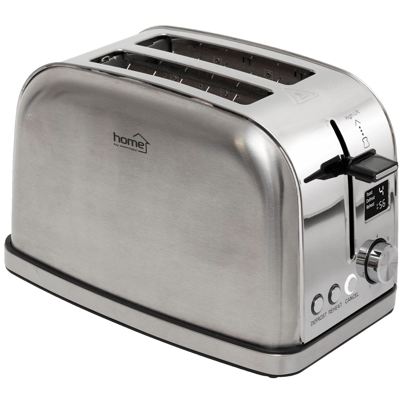 home Toster, 950W, za 2 kriške, 7 nivoa tostiranja, LCD - HGKP22LCD home Toster, 950W, za 2 kriške, 7 nivoa tostiranja, LCD - HGKP22LCD - Slika 1