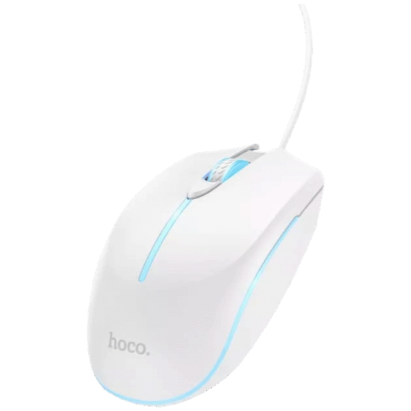 hoco. Miš optički, gaming, 2400 dpi, USB - GM37 Wonderful White