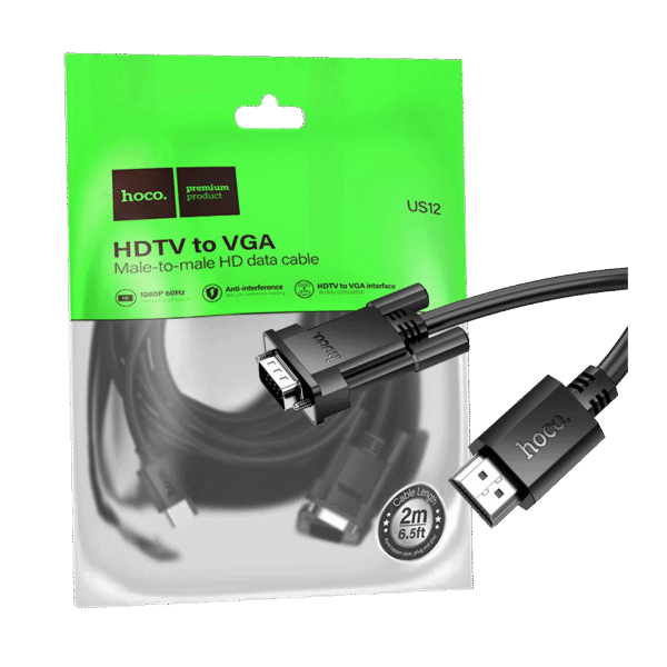 hoco. HDMI na VGA kabl, dužina 2 met. - US12