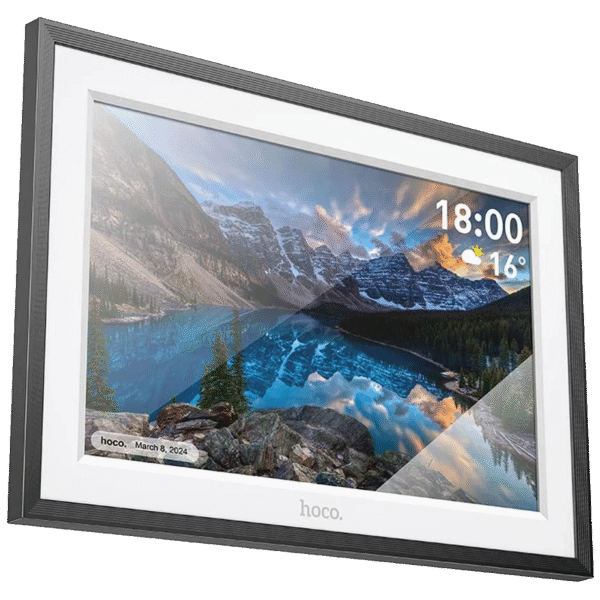 hoco. Digitalni foto okvir 10", LCD touch panelWiFi, microUSB - HI13